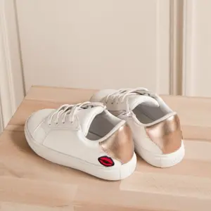 Girl sneakers Bons Baisers de Paname Mini Simone-Metallic Rose Gold image-2
