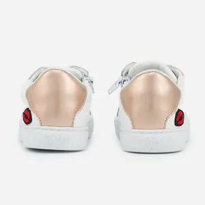 Girl sneakers Bons Baisers de Paname Mini Simone-Metallic Rose Gold image-4