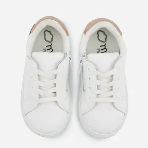 Girl sneakers Bons Baisers de Paname Mini Simone-Metallic Rose Gold image-5