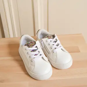 Girl sneakers Bons Baisers de Paname Mini Simone-Glitter Tongue image-1