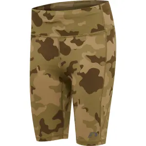 Pantaloncini ciclista vita alta donna Hummel image-2