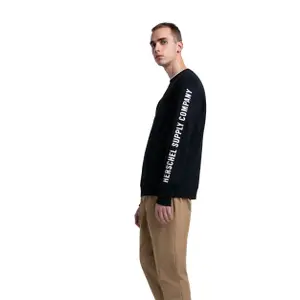 Sweatshirt Herschel col rond sleeve print image-3