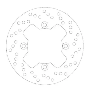 Front motorcycle brake disc SBS 5004 image-2