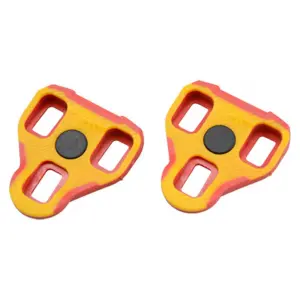 Pair of 7° anti-slip mobile pedal cleats Optimiz Look Keo