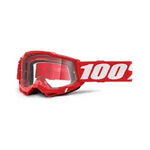 Motorbike cross mask clear screen 100% Accuri 2 image-0