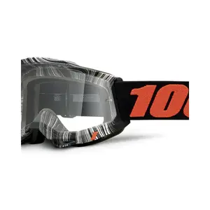 Máscara de moto cruzada pantalla transparente 100% Accuri 2 Geospace image-0