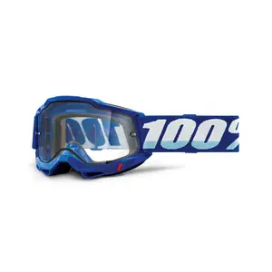 100% klar dubbellins motorcykel cross goggle Accuri 2 enduro image-0