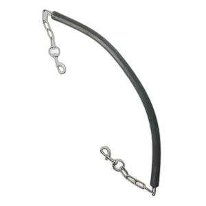 50260-000-rubberized-box-chain-horze-black-silver-one-size
