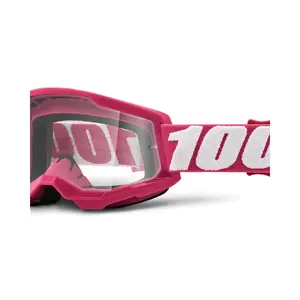 Motorbike cross mask clear screen 100% Strata 2 Fletcher image-0