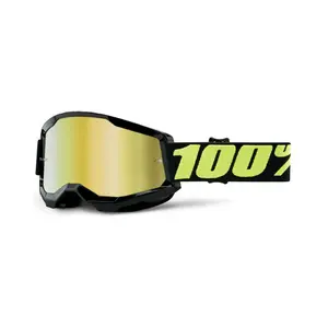 Maska motocyklowa crossowa iridium screen 100% Strata 2 Upsol image-1