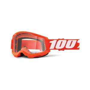 Kinder-Motorrad-Cross-Screen-Maske farblos 100% Strata 2 image-1