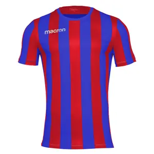 Maillot de football Macron Polis - Rouge foncé/Bleu - Adulte Homme