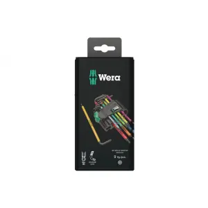 Set di chiavi a brugola metriche Wera BlackLaser-967/9 TORX BO Multicolour image-1