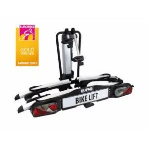 Fahrradträger auf kippbarer elektrischer Anhängerkupplung Eufab Lift Vae / E Bike image-1