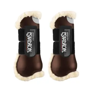 Faux fur horse boots Eskadron Flexisoft image-1