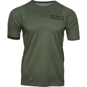 Maillot cross manches courtes Thor jersey assist army image-0