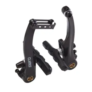 Suporte de travão dianteiro + traseiro, alavanca de 2 dedos, colar articulado Clarks Cycle Systems V-Brake image-0