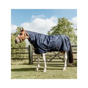 Protetor de pescoço para cavalos de exterior com cobertura de lã para o pescoço para cavalos Kentucky All Weather Quick Dry 150g image-1