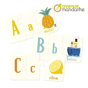 Rompecabezas del alfabeto Avenue Mandarine