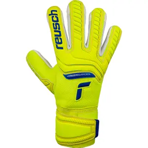 Kid's goalie gloves Reusch Attrakt Grip Evolution Finger Support image-0