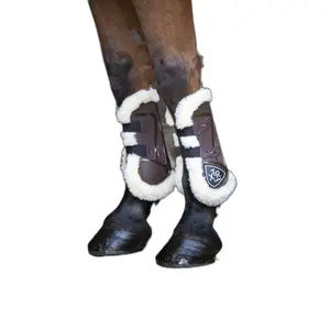 Stinchiere per cavalli con bottone Norton XTR Mouton Synthétique image-5