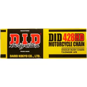 Cadena de rodillos para motos D.I.D 428Hd(B&B) X 136 Mail. Rj image-2