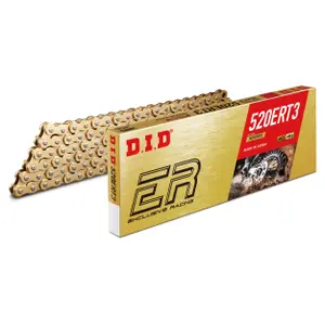 Αλυσίδα μηχανής μοτοσικλέτας D.I.D 520Ert3(G&G) X 114 Mail. Rj image-2
