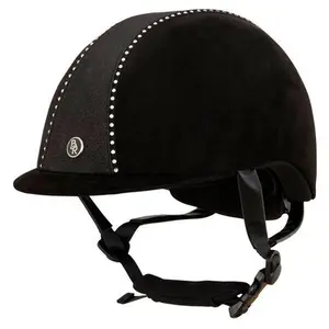 Casco de microfibra BR Equitation Delta Crystal VG1 image-0