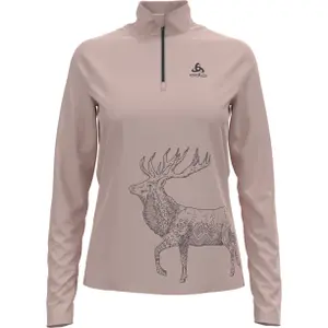 Capa intermedia mujer Odlo 1/2 zip Trafoi image-0