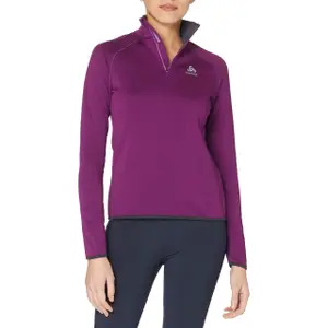 Couche Intermédiaire femme Odlo 1/2 zip Carve Ceramiwarm image-1