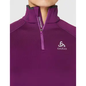 Couche Intermédiaire femme Odlo 1/2 zip Carve Ceramiwarm image-6