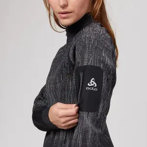 Capa intermedia mujer Odlo full zip Blackcomb image-4