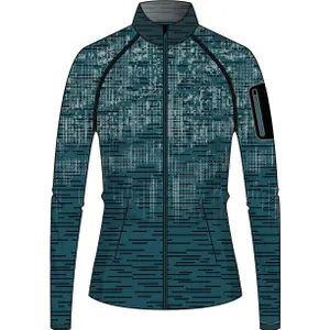 Capa intermedia mujer Odlo full zip Blackcomb image-0