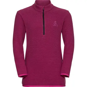 Children's 1/2 zip fleece Odlo Roy Stripe image-0