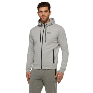Zip-up sweatshirt Macron athleisure rabat scuba image-0