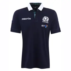 Hjemmetrøje i bomuld til kvinder Écosse Rugby 2016-2017 image-0