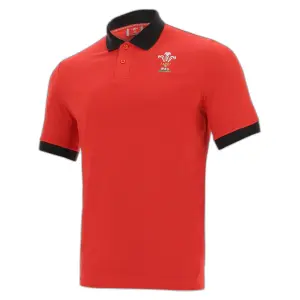 Cotton pique Polo shirt Pays de galles rugby 2020/21