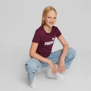 Girl's T-shirt Puma Ess Logo image-2