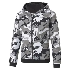 Full-zip sweatshirt for children Puma Alpha AOP image-0