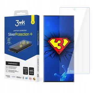 Antimicrobial protection film 3MK Samsung Galaxy S22 Ultra 5G - Silver Protect+ image-1