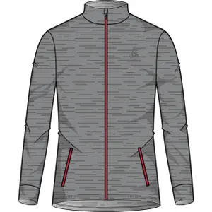 Chaqueta intermedia para niños con cremallera completa Odlo Carve image-0