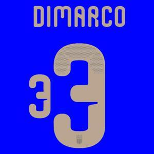 Home flocking Italy Coupe du Monde DIMARCO #3 2026