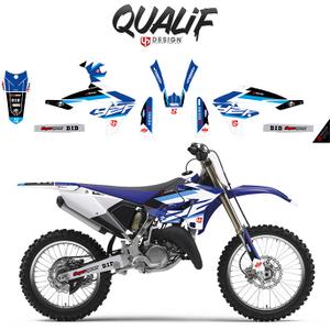 Naklejki na motocykl crossowy UP Design qualif yamaha yz 125 - 250 2015-2020