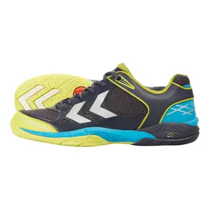 Schuhe Hummel Omnicourt Z4 vert/noir/bleu image-1