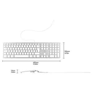 Kabelgebundenes Keyboard für Mac Mini mit Dual-Dongle und USB sowie USB-Type C Mobility Lab image-4