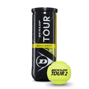 Rör med 3 tennisbollar Dunlop Tour Brilliance image-1