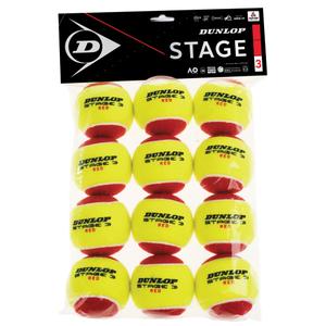 601344-forpackning-med-12-tennisbollar-dunlop-stage-3-gul-rod-tu