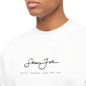 T-shirt à manches courtes Sean John Script Logo Essential image-3