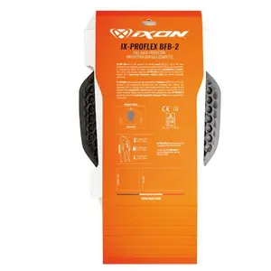 Plastic motorcycle back protector Ixon ix-pro bfb-2 image-1