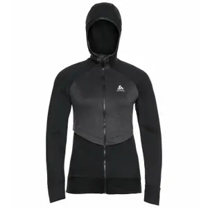 Chaqueta mujer intermedia con capucha Odlo Millenium Yakwarm image-1